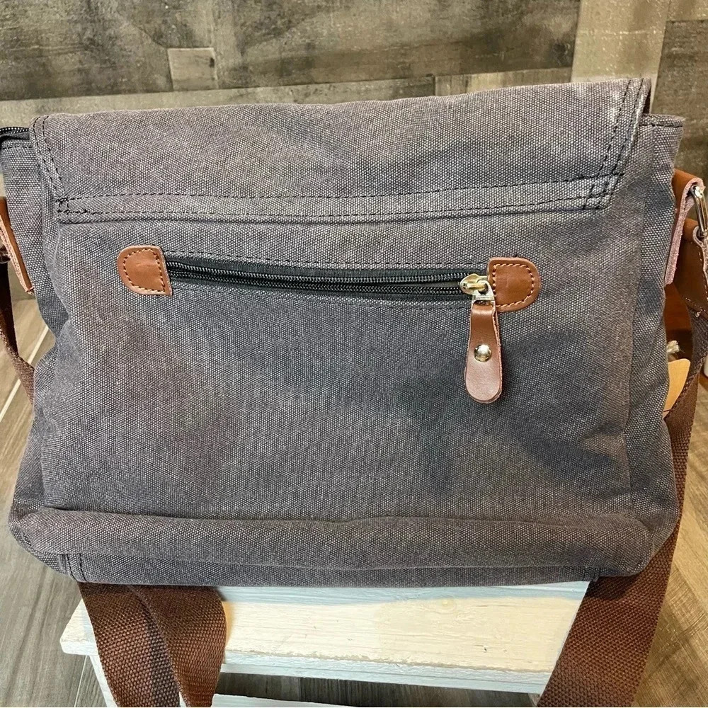 NWT Augar Strauss Canvas bag “Fight for Love. Fight for Life” Crossbody - Picture 6 of 7